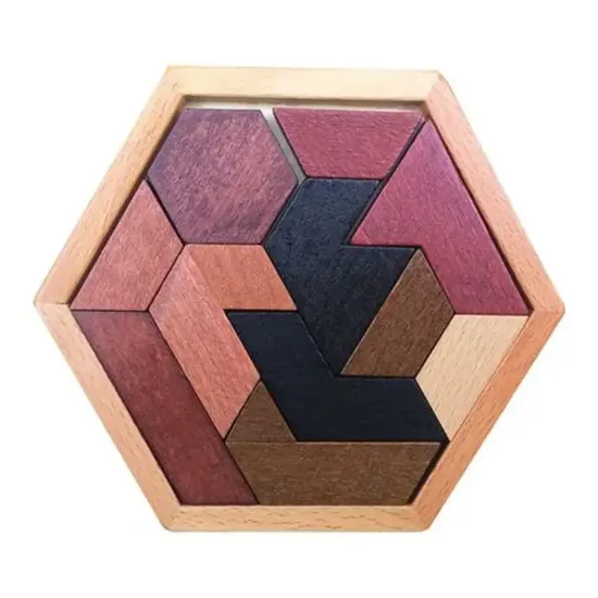 Imagem de Wooden Puzzle Set