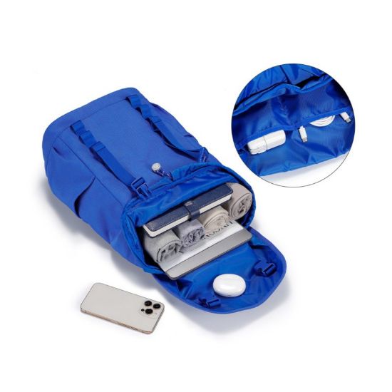 Imagem de Minimalist Textured Large-Capacity Backpack