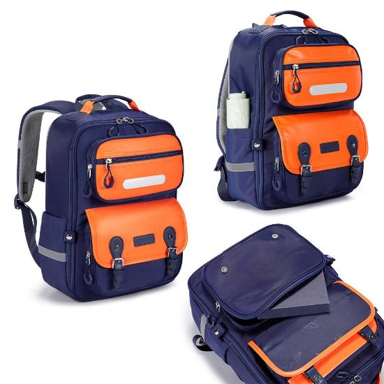 Imagem de Multi-Color Contrast Student Backpack